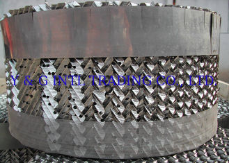 ستون تقطیر بستر ساختاری بسته بندی شده فلزی با ظرفیت بار بیشتر بخار
