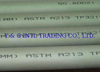 لوله بدون درز / جوش داده شده از جنس استنلس استیل ASTM A312 TP321 برای صنعت هوافضا