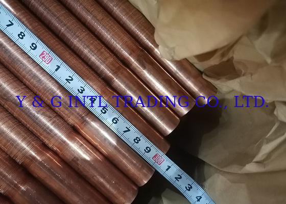 فلز فولادی فین لوله فین 0.3mm - 1mm برای تبادل گرما صنعتی
