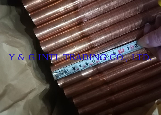 فلز فولادی فین لوله فین 0.3mm - 1mm برای تبادل گرما صنعتی