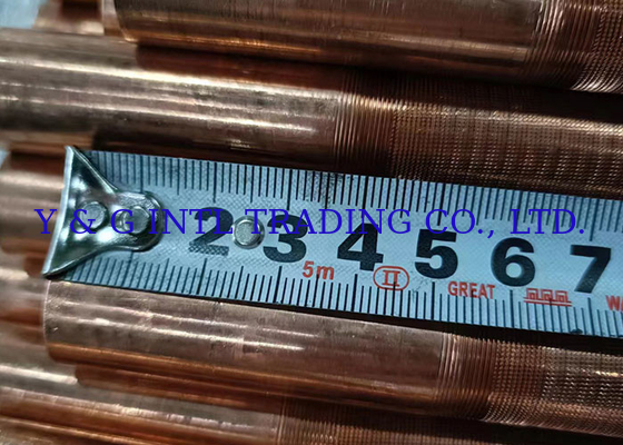 KL Fin Type Heat Exchanger Cupro Nickel Fined Tube In Silver With Bare Tube Copper Nickel Alloy (تومبوله های فلز شده از مس و نیکل در نقره با لوله های لوله ای از مس و نیکل)