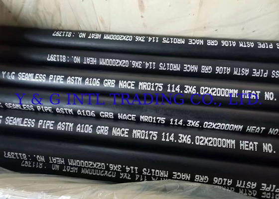 لوله از فولاد کربن با نوک های رشته ای در ASTM A53 ASTM A106