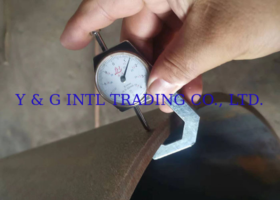 لوله فولاد کربن 5-100mm گالوانیزه رنگ آمیزی پوشانده با انتهای رشته ای ساده