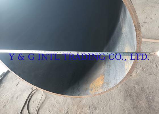 لوله فولاد کربن 5-100mm گالوانیزه رنگ آمیزی پوشانده با انتهای رشته ای ساده