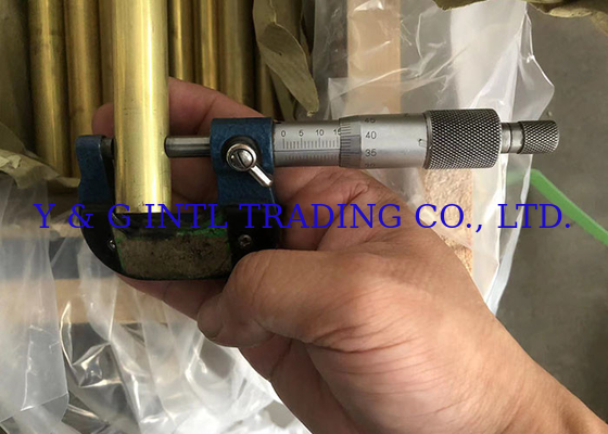 ASTM B75 لوله آلیاژ مس با طول قابل تنظیم برای برق